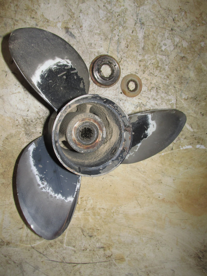 Evinrude 60hp 2 Stroke Outboard Stainless steel propellor (13 3/8x17)