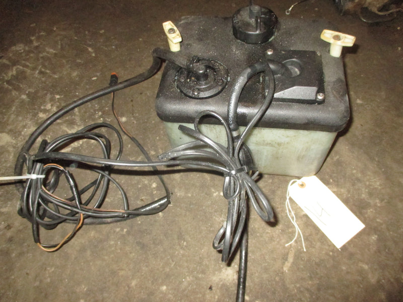 Johnson Evinrude BRP style dual hose oil tank and harness