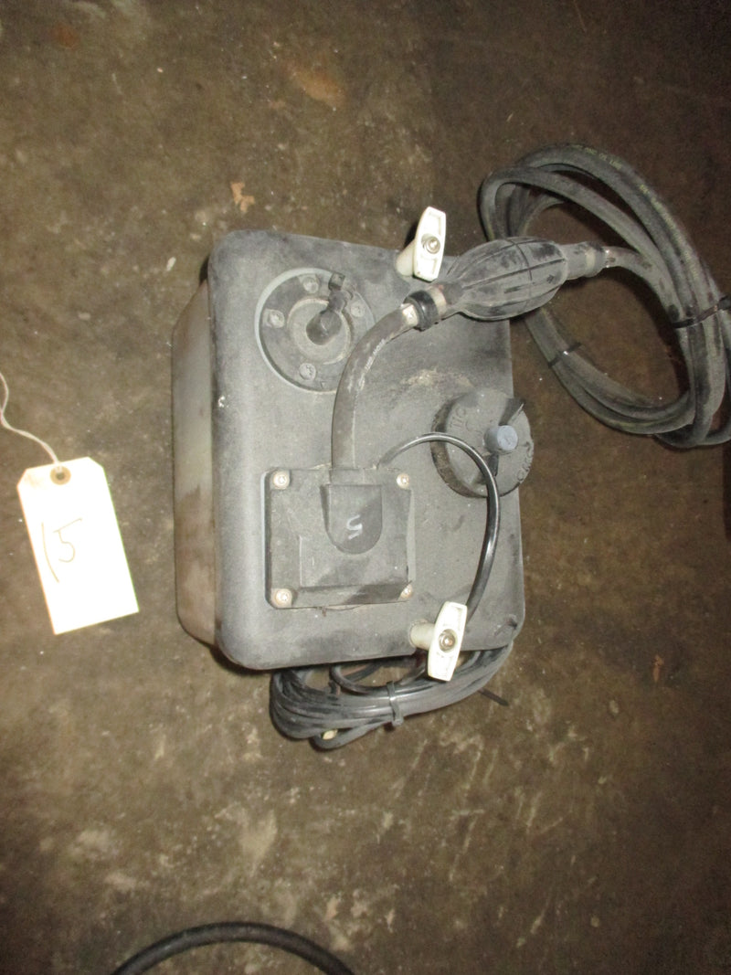Johnson Evinrude BRP style dual hose oil tank and harness