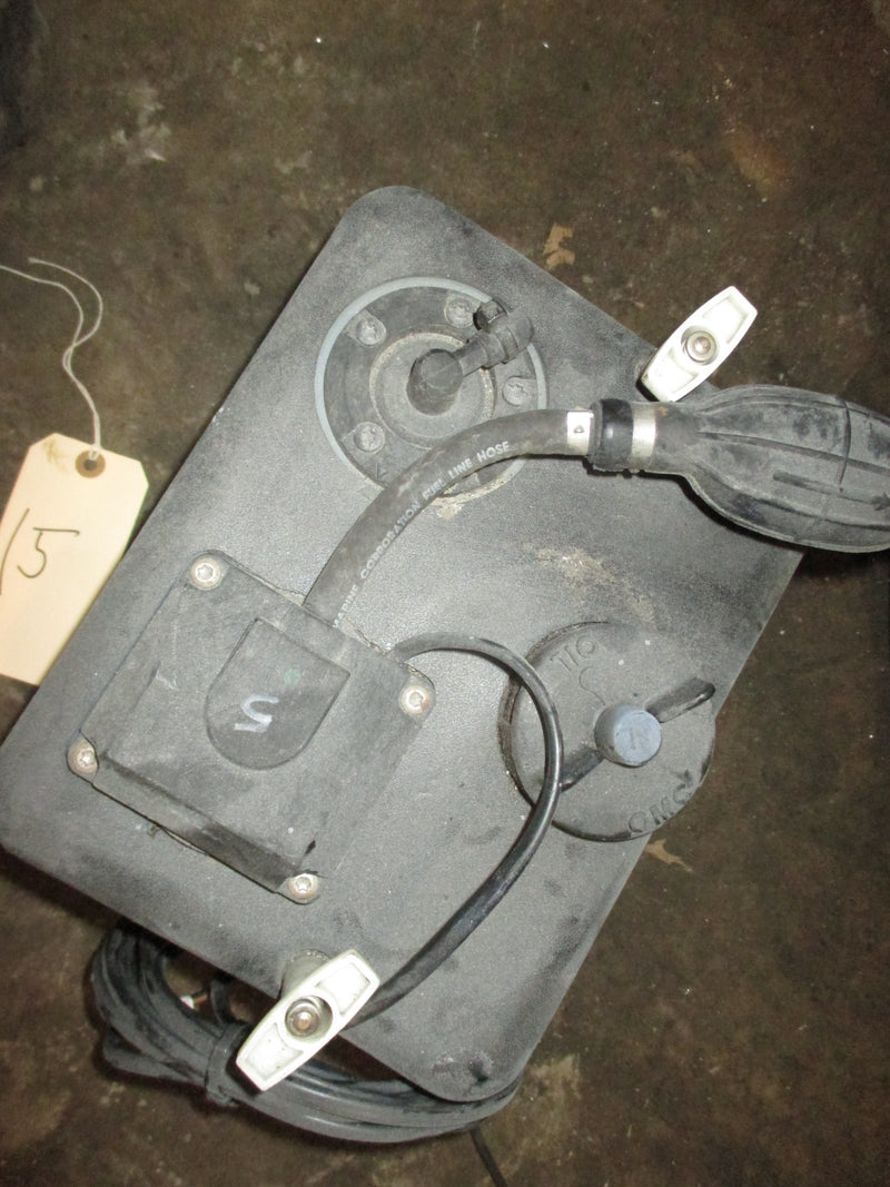 Johnson Evinrude BRP style dual hose oil tank and harness