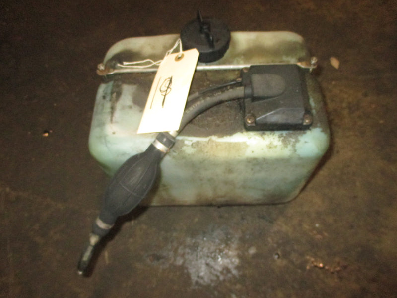 Johnson Evinrude OMC large style single hose oil tank with bracket