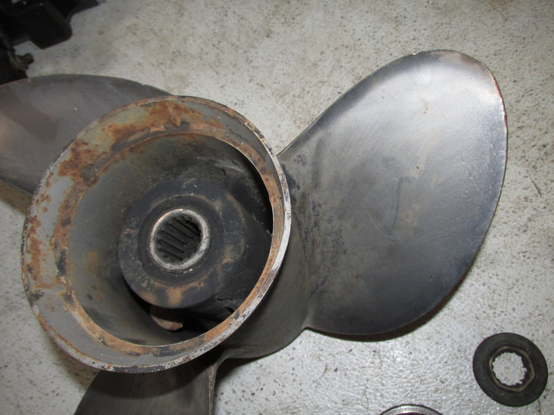 Evinrude 200hp Ocean runner 2 Stroke Outboard Stainless steel propellor