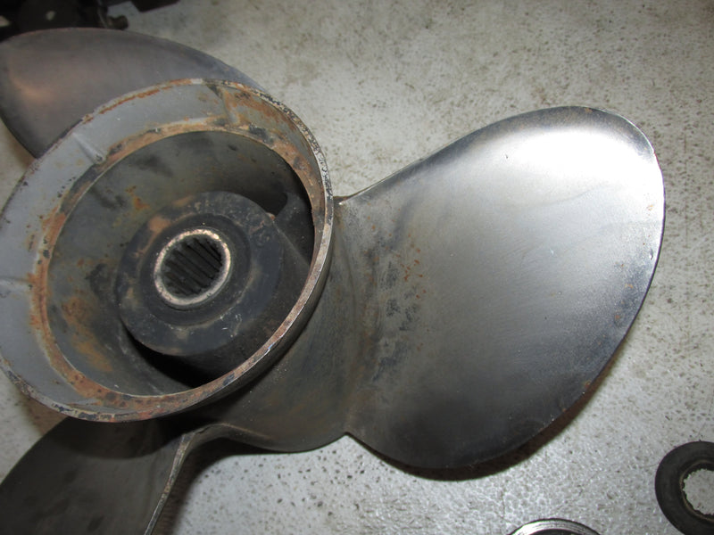 Evinrude 200hp Ocean runner 2 Stroke Outboard Stainless steel propellor