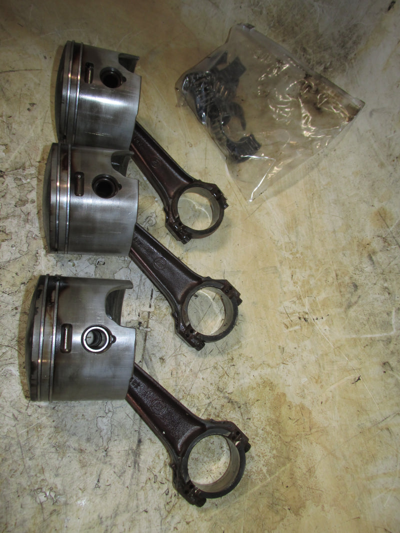 Johnson 150hp Ocean Pro 2 Stroke Outboard Piston and Rod Full Set of 6 (436242)