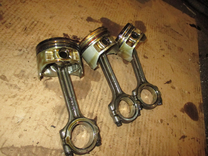 Yamaha 60hp 4 stroke outboard piston and rod set of 3 (69W-00)