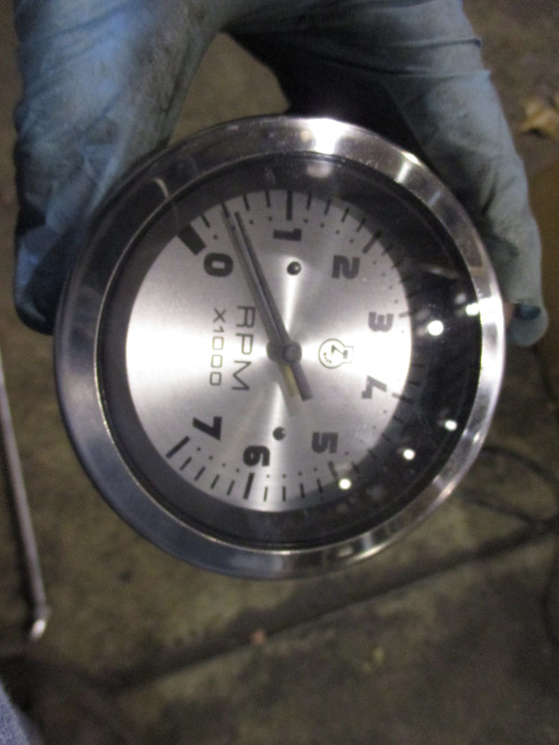 Mercury silver tachometer (63473)