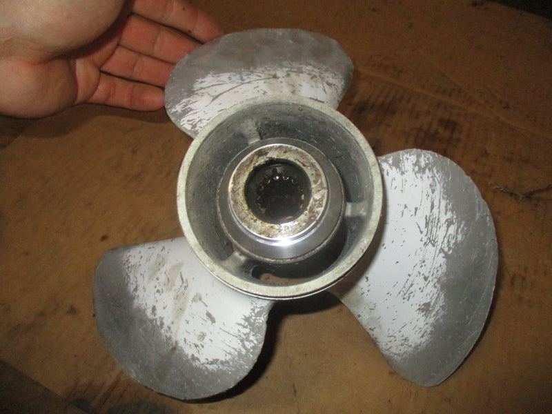 Nissan 70hp 2 stroke outboard aluminum prop