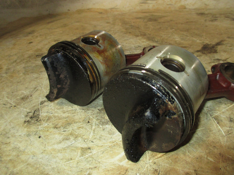 Mercury 40hp 2 stroke outboard piston and rod set (745-7429)