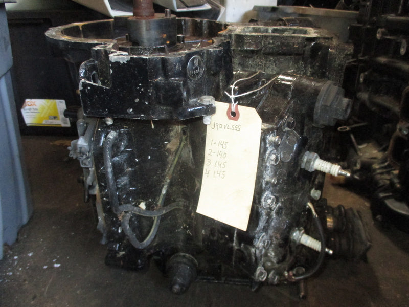 Johnson 90hp 60 Degree 2 Stroke outboard Crankcase Powerhead