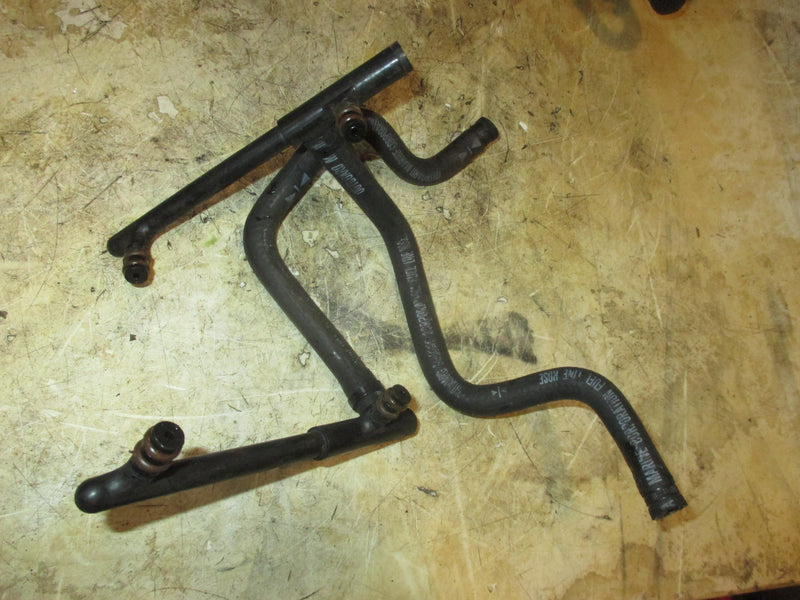 Johnson 90hp 60 Degree 2 Stroke outboard Fuel Rail Set and Hoses