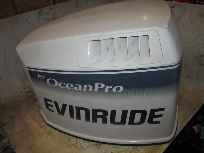 Evinrude 175hp 60 Degree 2 Stroke Outboard Top Cowling