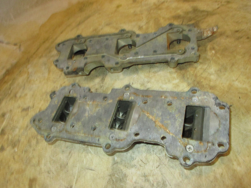 Evinrude 70hp 2 stroke outboard intake manifold with reeds (313419)
