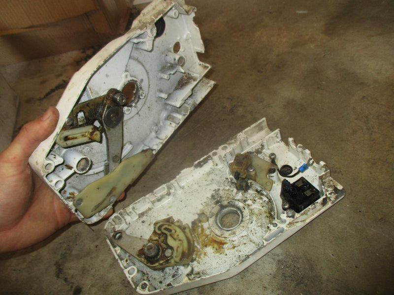 Outboard OMC side mount casing