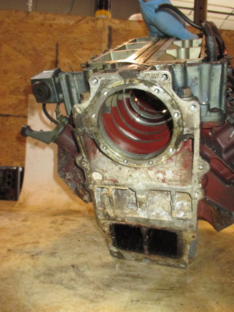 Evinrude 235hp 2 stroke outboard crankcase block