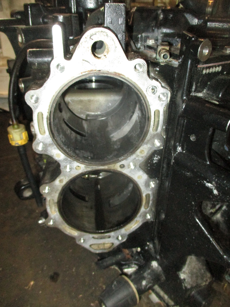 Evinrude 115 Etec 2 stroke outboard crankcase block