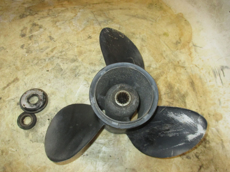 Evinrude 2 stroke outboard stainless steel propellor 387520 (14 1/4 x 21)