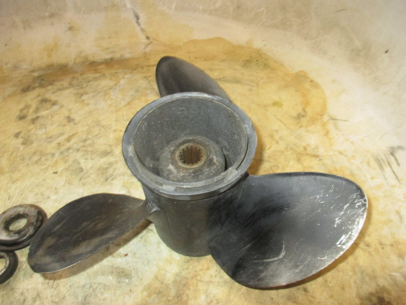 Evinrude 2 stroke outboard stainless steel propellor 387520 (14 1/4 x 21)
