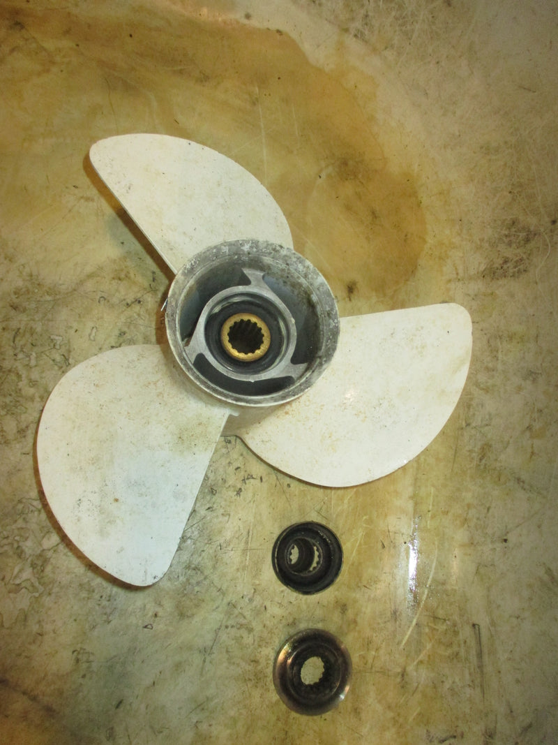 Yamaha 100hp 4 stroke outboard Aluminum propellor (13 5/8x13)