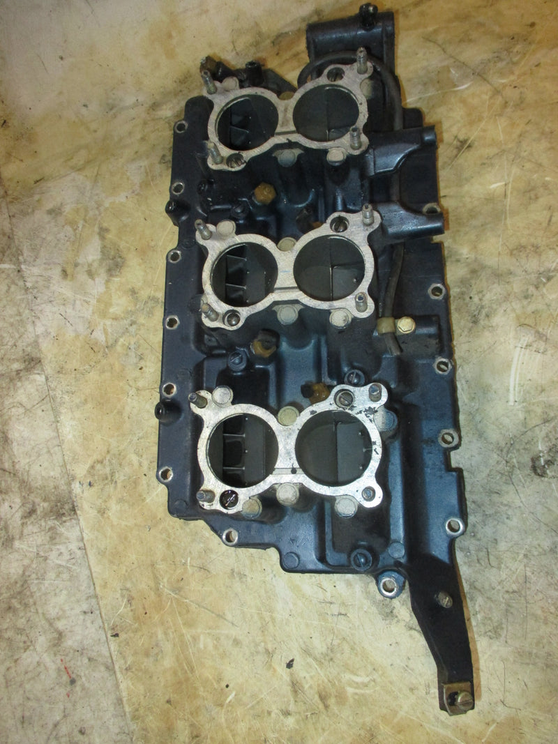 Evinrude 235hp 2 stroke outboard intake manifold with reeds (325558)