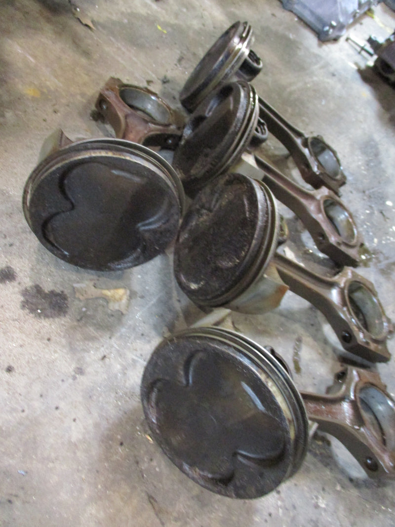 Yamaha 225hp 4 stroke outboard piston and rod set of 5 (69J-00)