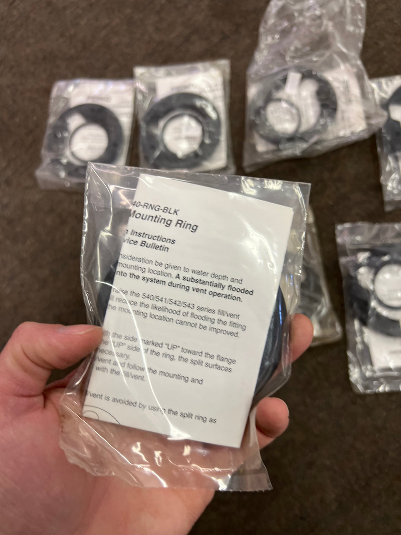 Perko accessory mounting ring 540-RNG-BLK PACK OF 11