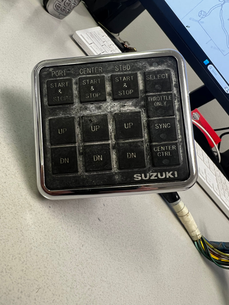 Suzuki outboard triple fly by wire start/ stop switch