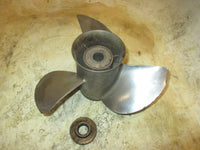 Load image into Gallery viewer, Yamaha 85hp 2 stroke outboard Stainless Steel Propeller 13 X 17-K
