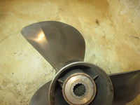 Load image into Gallery viewer, Yamaha 85hp 2 stroke outboard Stainless Steel Propeller 13 X 17-K
