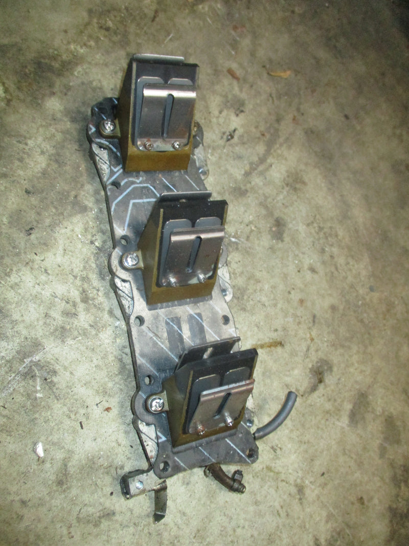 Yamaha 50hp 2 stroke outboard intake manifold with reeds (6H4-13641-12)