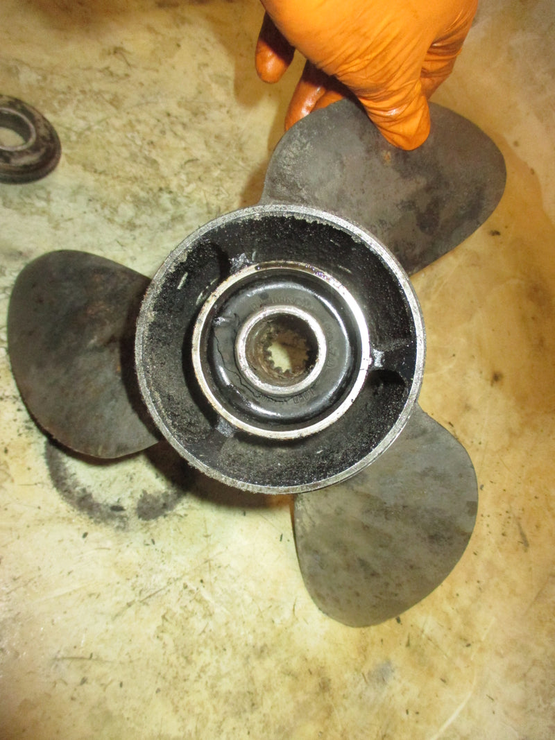 Johnson 60hp 2 stroke outboard Steel Propeller (584702) 12 3/4 X 21