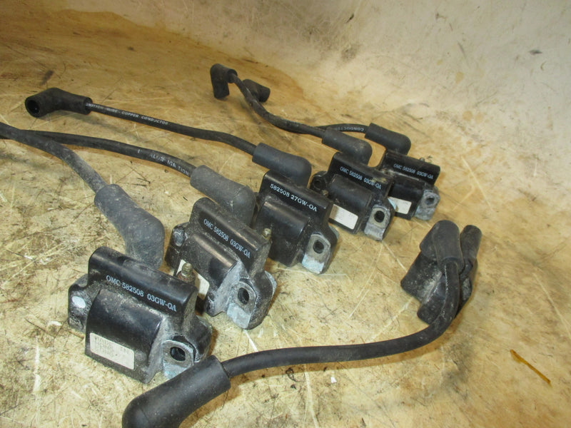 Johnson 200hp Ocean Runner 2 Stroke outboard Ignition Coil Set (582508)