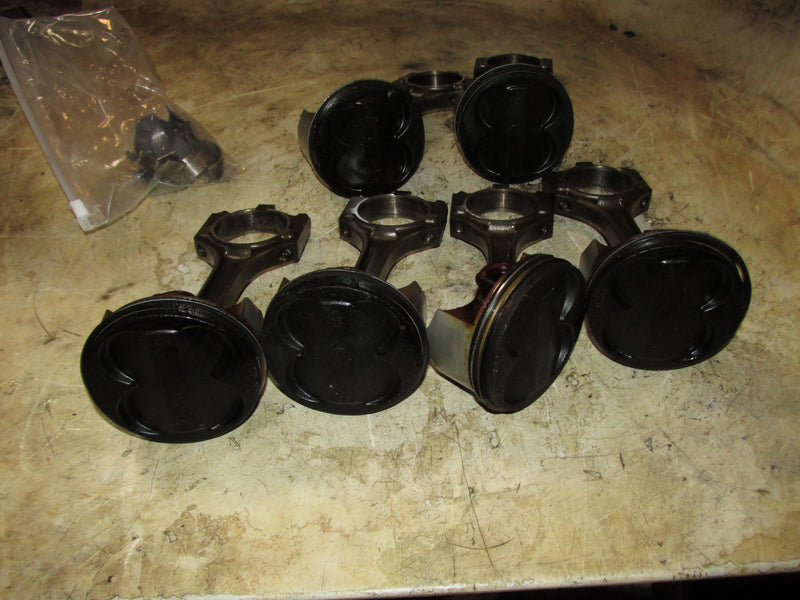 Yamaha 225hp 4 Stroke Outboard Piston and Rod set of 6 (69J-00)