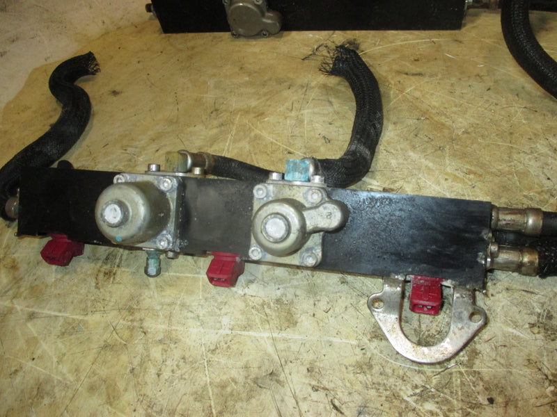 Mercury Optimax 200hp 2 Stroke outboard Fuel Rail & Injector (884429-6/884430-6)