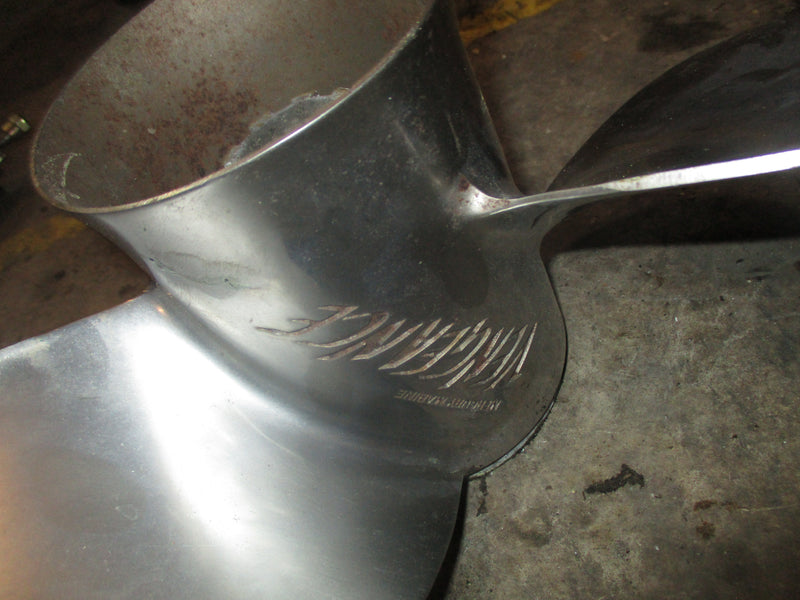 Mercury 135-200hp outboard stainless propeller set (48 61374) 17 pitch