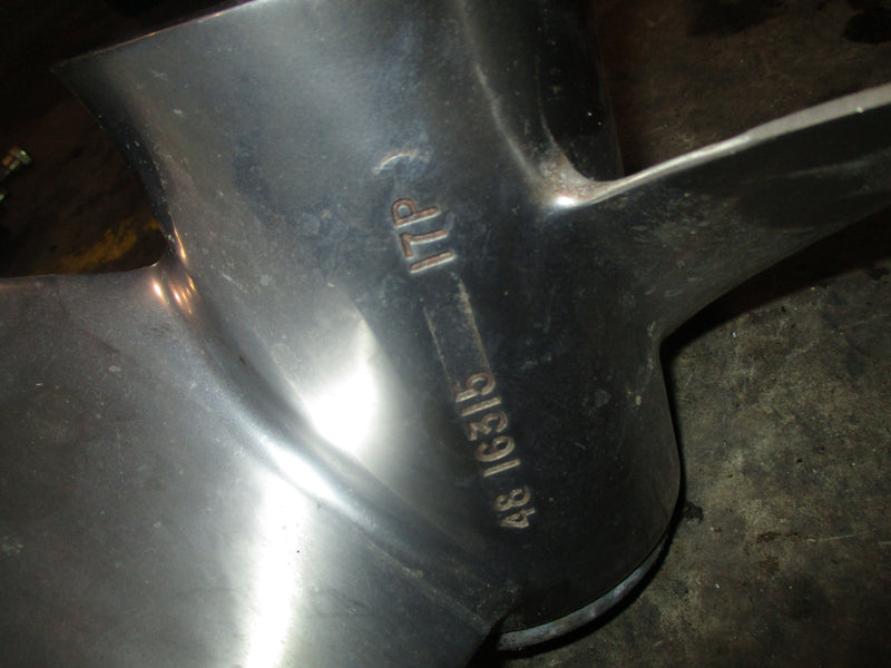 Mercury 135-200hp outboard stainless propeller set (48 61374) 17 pitch