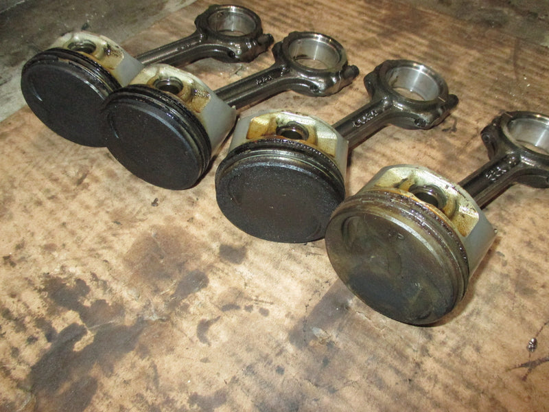 Yamaha 50hp 4 stroke outboard piston and rod set of 4 (62Y-10)