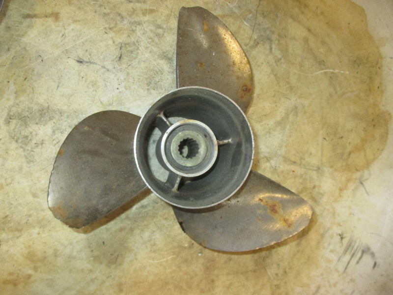 Yamaha 150hp-200hp outboard stainless propeller 13.75x17 WORN #65