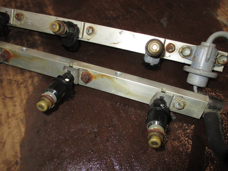 Honda BF200A 200hp outboard fuel rail set with injector (16450-ZY6-003)