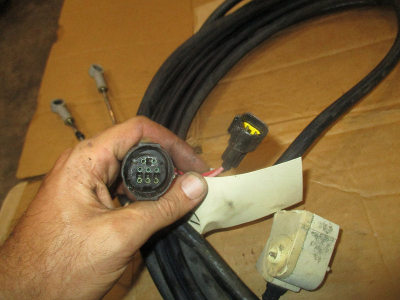Nissan 70hp 2 stroke outboard tac with monitor gage and harness