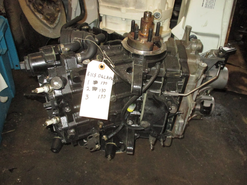 Evinrude Etec 115hp 2 stroke outboard crankcase powerhead