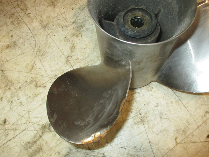 Mercury outboard quicksilver stainless steel propellor48-16316 A5 19P