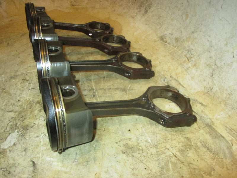 Yamaha 250hp VMAX SHO 4 stroke outboard piston and rod set of 4