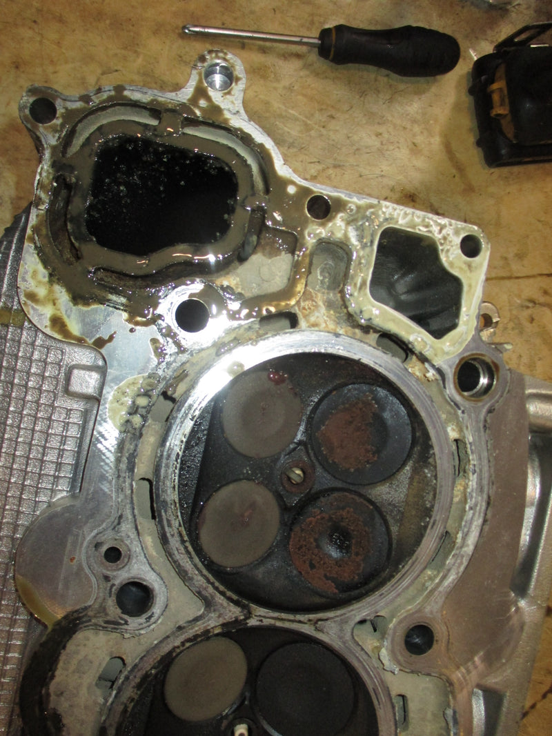 Yamaha 250hp VMAX SHO 4 stroke outboard starboard cylinder head (6CB-02)