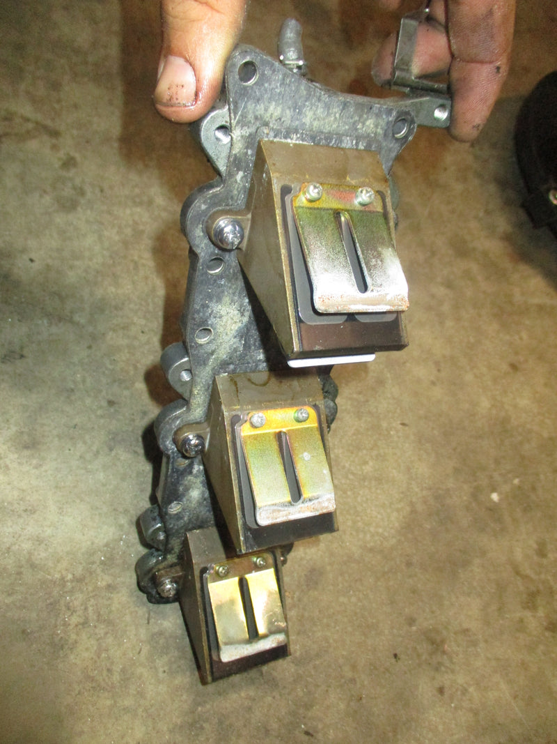 Yamaha Precision Blend 50hp 2 stroke outboard intake manifold with reeds