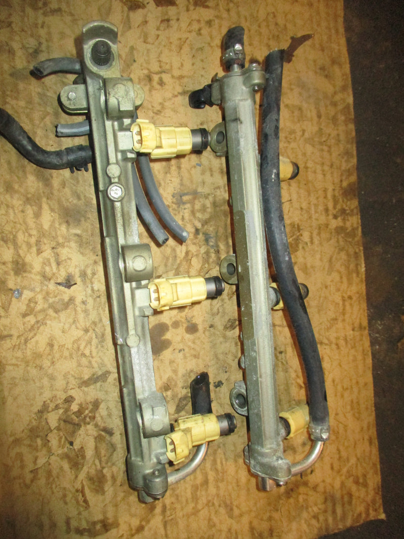 Yamaha 200hp 4 stroke outboard fuel rail and injector set (69J-13170-00-00)