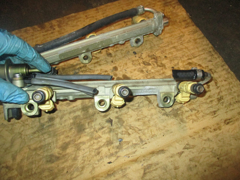 Yamaha 200hp 4 stroke outboard fuel rail and injector set (69J-13170-00-00)