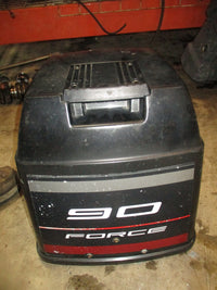 Load image into Gallery viewer, Mercury Force 90hp 2 stroke outboard top cowling
