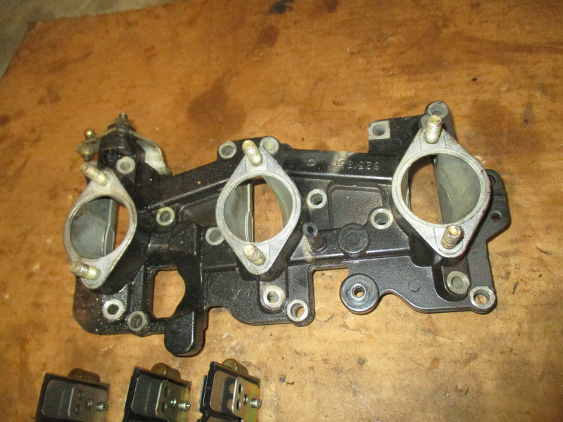 Mercury Force 90hp 2 stroke outboard intake manifold with reeds (825915C1)