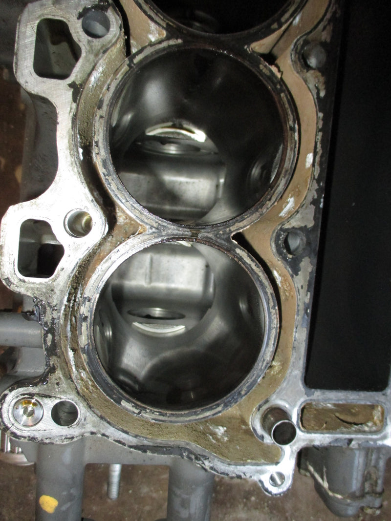 Honda BF130A 130hp outboard crankcase block