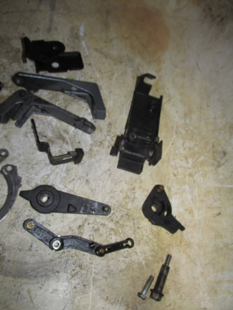 Yamaha 30hp 2 Stroke Outboard Throttle and misc bracket set